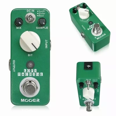 Mooer Lofi Machine Wide Range Sampling Rate/Depth Reducing Guitar Effects Pedals • $63.99