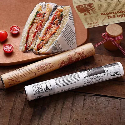 £8.51 • Buy Food Wrapping Baking Paper Oil Papers Greaseproof Baking Sandwich Packing Paper