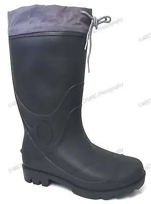 Brand New Men's Rain Boots Drawstring Waterproof Slip Resistant Snow Work Shoes • $16.05