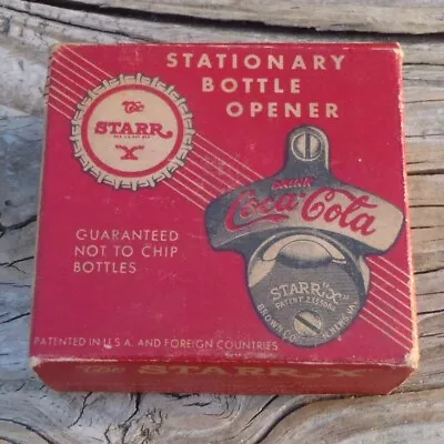 Vintage New Old Stock STARR X COCA-COLA Stationary Mount Bottle Opener USA Made • $14.99