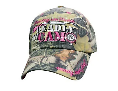$12.99 • Buy Women's Full Pink Camo Hat Country Muddy Southern Girl Hunt Deer Hunting Hat