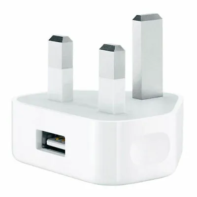 £6.97 • Buy Genuine Apple A1399 USB Wall Charger Plug Adapter For IPod IPhone IPad White NEW