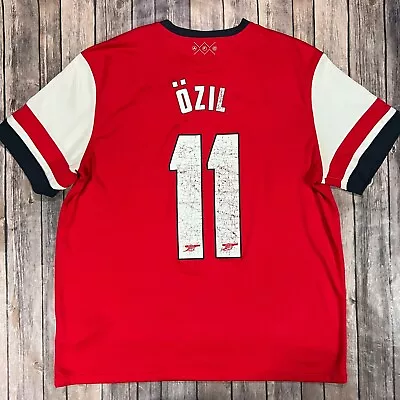 Arsenal Mesut Ozil 2012 2013 2014 Nike Home Jersey 2XL Mens Red Kit READ • $59.95