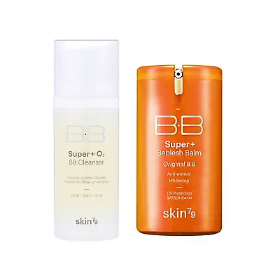 SKIN79 Super+ Beblesh Balm Orange BB + Super Plus O2 BB CLEANSER 100g/3.52fl.oz • $39.99