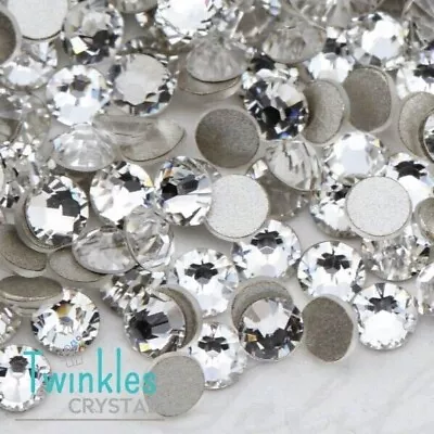 2.8mm-SS10 Clear - Swarovski FlatBack Crystal Foil Xilion Rose Clear - 2058 • $9.02