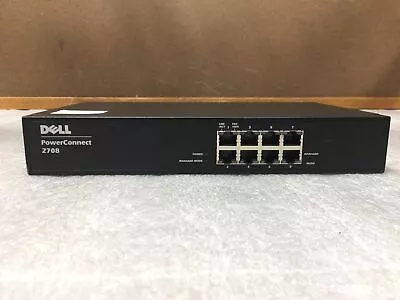 Dell PowerConnect 2708 8-Port Gigabit Ethernet Managed Network Switch - TESTED • $34.99