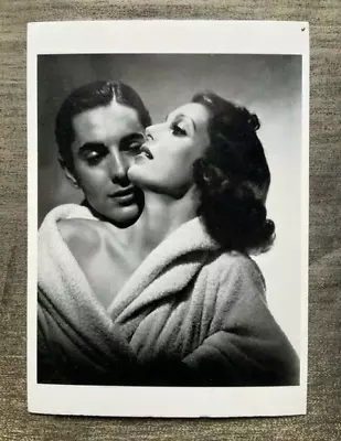 Tyrone Power & Loretta Young Postcard • $2.99