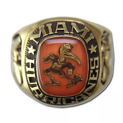 University Of Miami Men's Large Classic Ring • $119.95