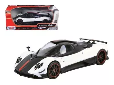 Pagani Zonda 5 Cinque White And Black 1/18 Diecast Model Car By Motormax • $73.66