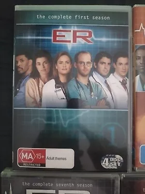 E R : Season 1 - 10(DVD 1994) Good ConditionRegion 4 54 Discs Total. • $70.77