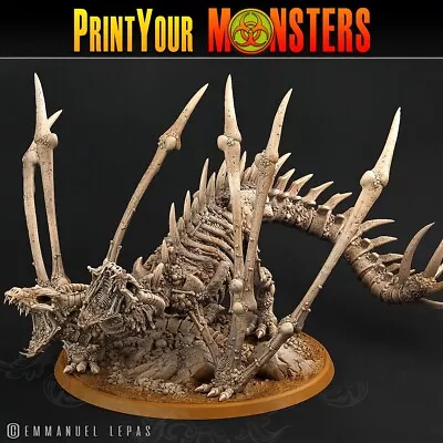 Screaming Bone Dragon DND Legion Terrain Scenery Tabletop Miniatures 28mm • $42.95