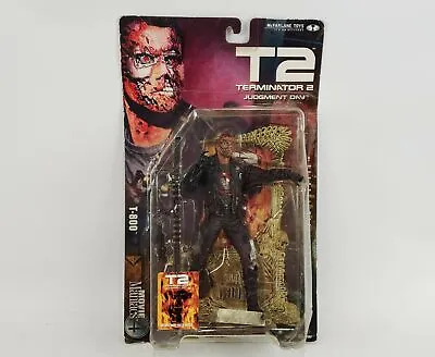 Vintage Mcfarlane Toys T2 Terminator 2 Judgment Day Action Figure Mib T-800 • $49.95