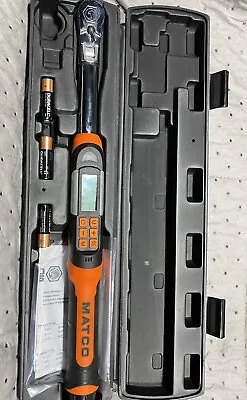 Matco 3/8 Flex Head Digital Torque Wrench 10-100 Ft Lbs NEWEST MODEL • $450