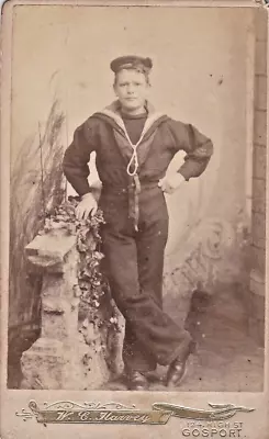 Cdv Sailor In Uniform Gosport Studio • £4.50