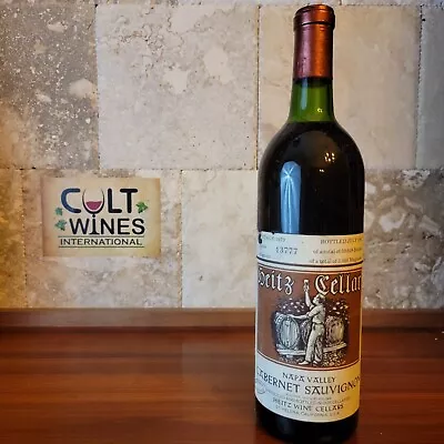 D 94 Pts! 1979 Heitz Cellar Martha's Vineyard Cabernet Sauvignon (2 Of 2) • $664