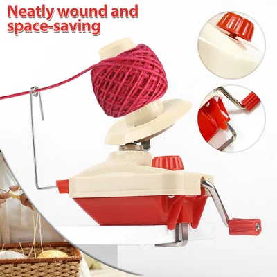 £10.78 • Buy Handheld Yarn Fiber String Ball Wool Winder Holder String Winding Tool Machine