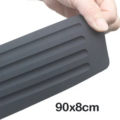 Rear Bumper Guard Trunk Edge Black Rubber Protector Strip Trim Cover • $11.39