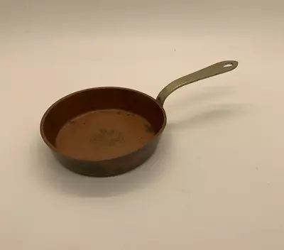 6'' X 3'' Vintage Miniature Small Copper Lasserre Paris Frying Pan • $20