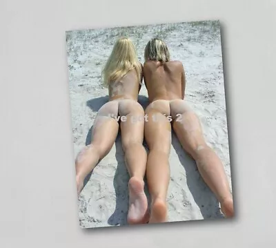 Fridge Magnet Glamour Model Nude Woman Adult Themed Nudity Nudist Beach 1142 • £3.50