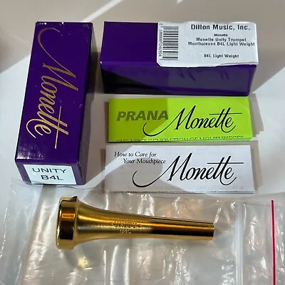 Monette Unity B4L Trumpet Mouthpiece - MINT • $399.98