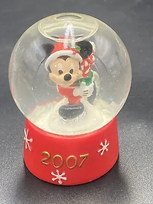 Disney JC Penny Christmas Mickey Mouse Mini Snow Globes 2007 • $9.99