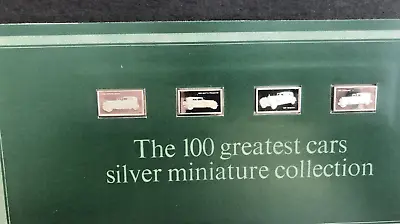 £19.99 • Buy 4 John Pinches 100 Greatest Cars Miniatures Silver 925 Ingots Issue 14 Nos 53-56