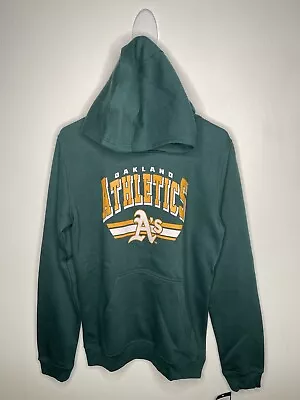 Oakland Athletics Hoodie Boys Size XL 18-20 Pullover Green Long Sleeve Baseball • $24.99