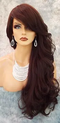 28  Wavy Long Thick Heat Friendly Wig Color #4 Brown Gorgeous Sexy Usa 1030 • $72.99