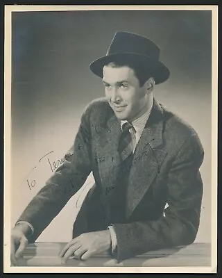 Jim (James) Stewart - Circa 1940's Signed Double Weight Photo - Autograph • $220