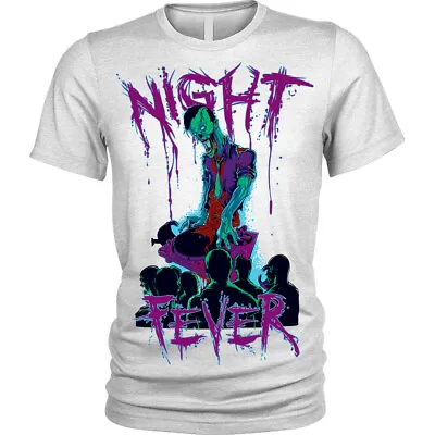£9.95 • Buy Night Fever T-Shirt Zombie DJ Rave Club Unisex Mens