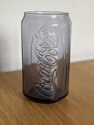 McDonalds Coca-Cola Coke Can Glass - Purple • £9.99