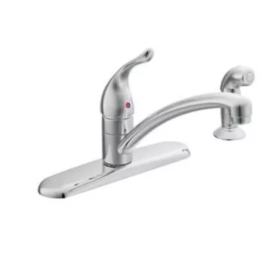 Moen 7430 Chateau Chrome One-handle Low Arc Kitchen Faucet • $89.99