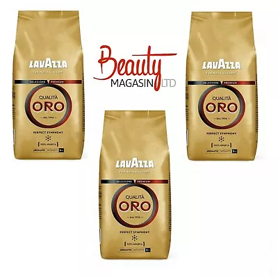 3 X 1kg Lavazza Qualita Oro Coffee Beans Free UK Delivery • £37.99