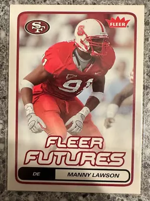 2006 Fleer MANNY LAWSON Rookie Card # 165 • $1