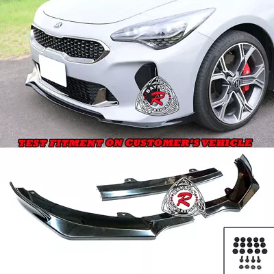 $179.99 • Buy Fits 18-23 Kia Stinger GT-Line GT GT1 GT2 GTS CK-Style Front Lip (ABS)