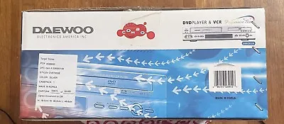 Daewoo DV-6T955B DVD Player VCR Combo 6 Head HiFi - SEALED !! RARE!! • $350