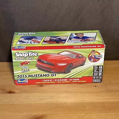 NEW & SEALED! Revell SnapTite Build & Play 2015 Mustang GT 1:25 Scale Model Kit • $12.99