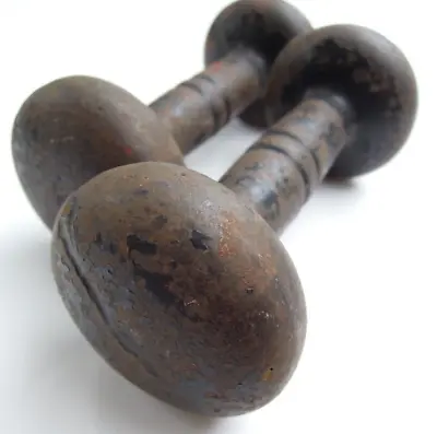 Antique Or Vintage Dumbbells - Matched Pair - 2 Pounds Each • $20