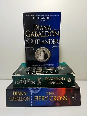 $29.95 • Buy Diana Gabaldon Outlander Book Series X3 Fantasy/ Adventure Novels Paperback