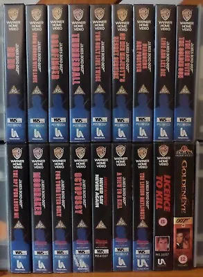 James Bond 007 Film Selection. VHS/PAL Warner Home Video 1989 Release • £5
