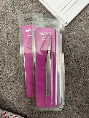 Lash Fx Straight Tweezers For Eyelash Extensions • £5.50