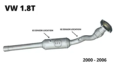 2001 - 2006 Volkswagen Golf 1.8T Direct Fit Catalytic Converter DF54473 • $142