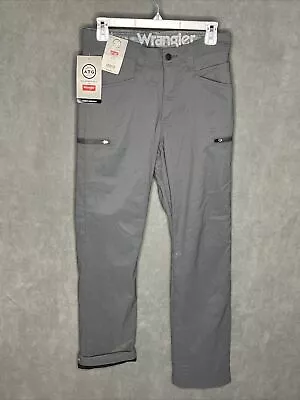 Wrangler Men's ATG Fleece Lined Straight Fit Five Pocket Pants - Dark Gray 30x32 • $22