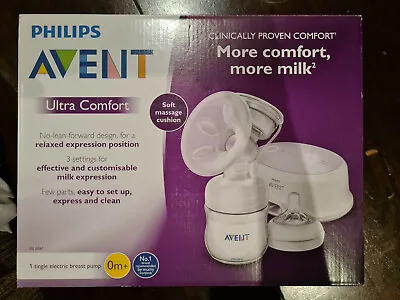 $158 • Buy Philips AVENT Natural Comfort Single Electric Breast Pump - SCF332/01