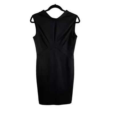 Z Spoke By Zac Posen Black Gathered Sleeveless Sheath Dress Women's Size 4 NWT • $40.94