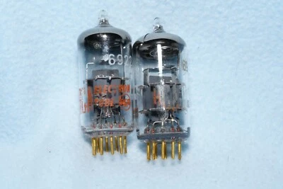 £122.90 • Buy Pair Amperex Rca Germany 6922 Tubes High Test