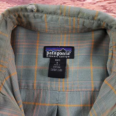 Patagonia Mens Size S Organic Cotton Plaid Long Sleeve Shirt  • $20.20