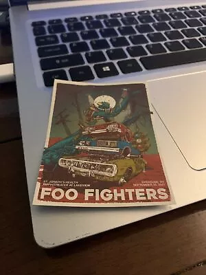 $4.79 • Buy Concert Poster Sticker Foo Fighters