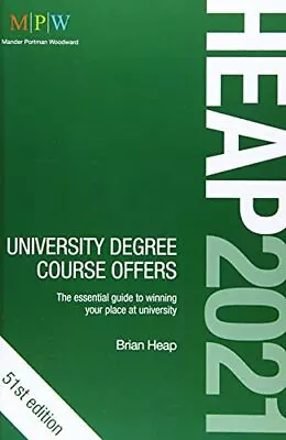 HEAP 2021: University Degree Course Offers By Brian Heap • £4.21