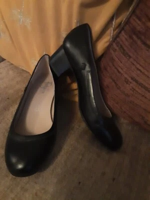 £6.99 • Buy M&S Footglove Black Leather Smart Shoes -size 3.5